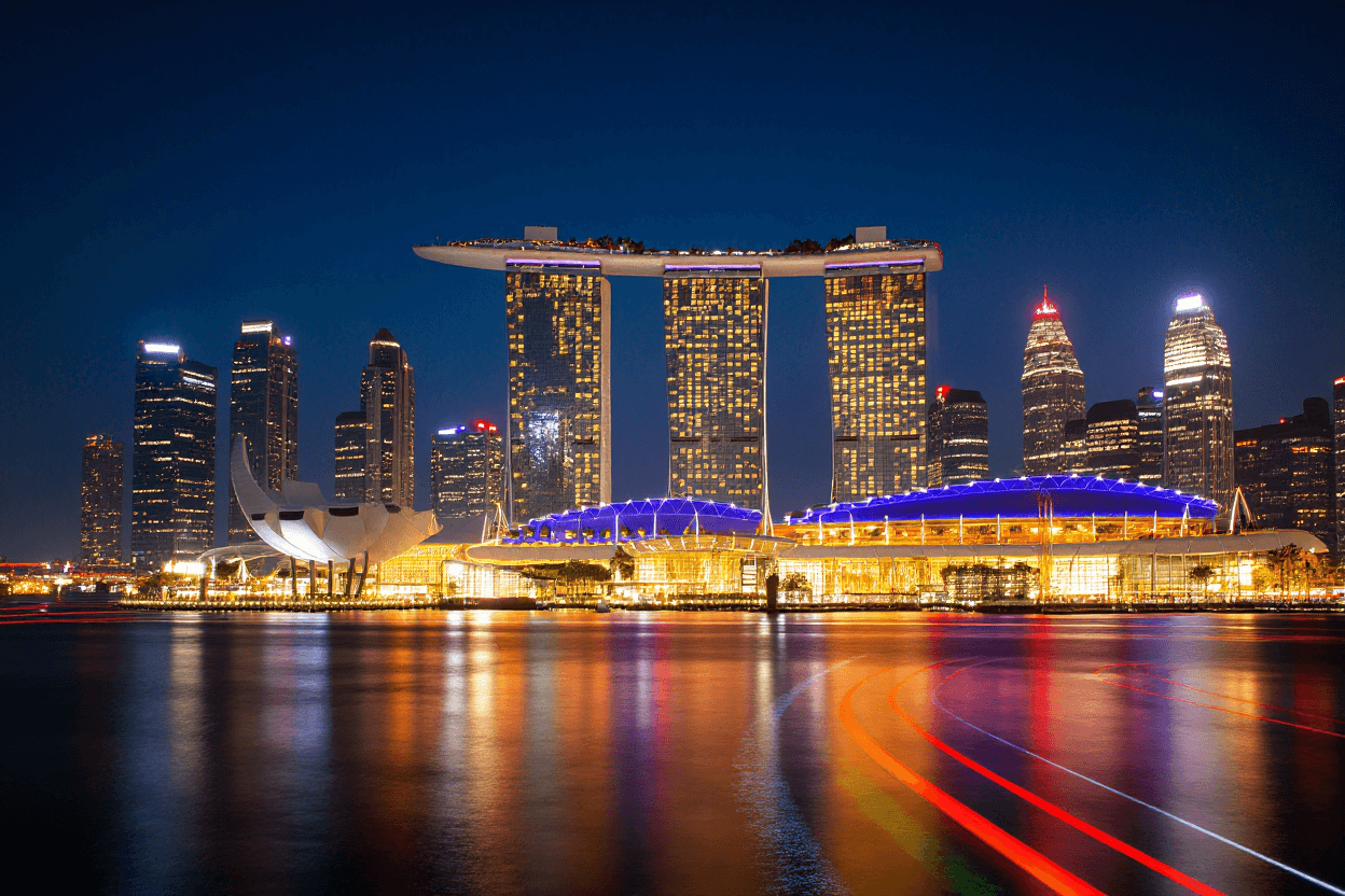 Singapore Marina Bay skyline